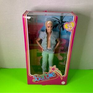 Barbie The Movie Ken Doll in Denim Outfit